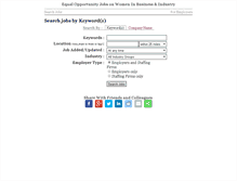 Tablet Screenshot of jobs.wib-i.com